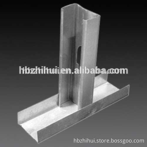 c section steel drywall partition metal stud and track